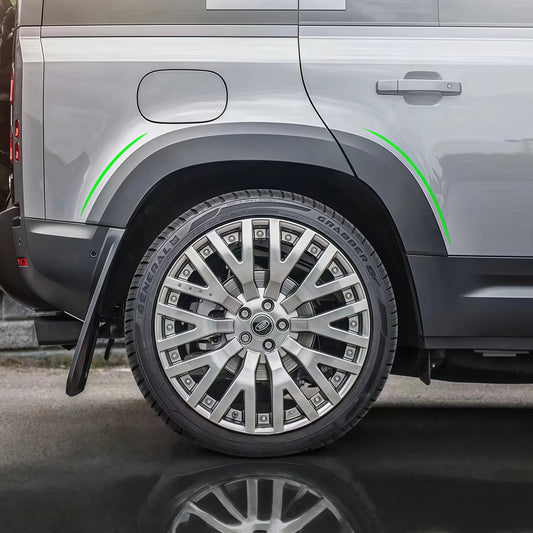 Wide body painted wheel well extensions fits Land Rover Defender