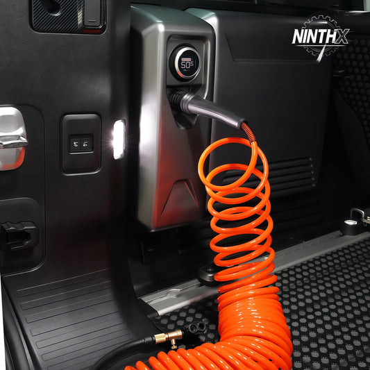 Trunk mounted heavy duty air compressor fits Defender 90 110 130