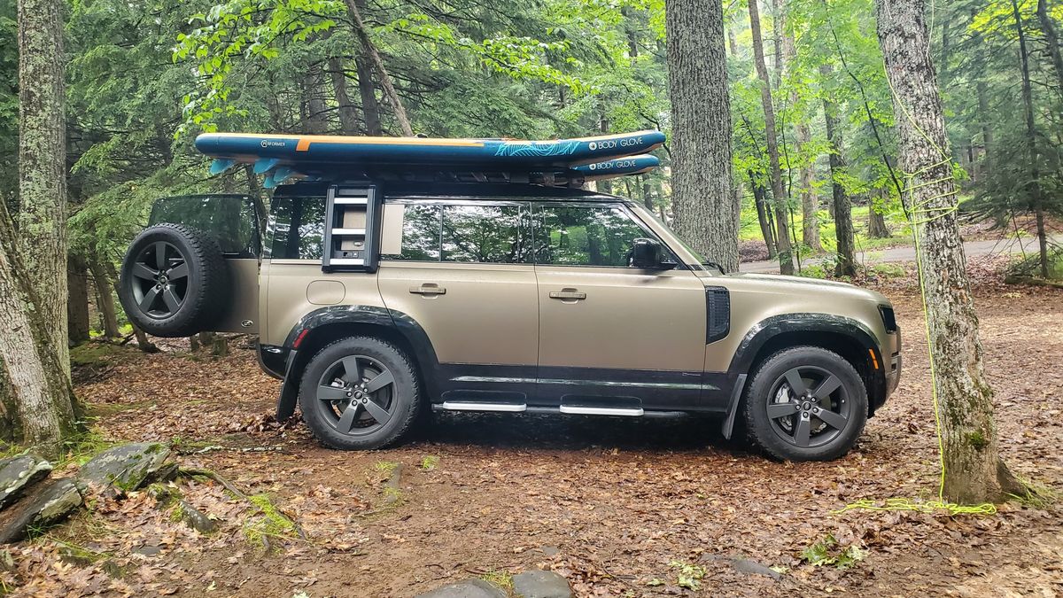 My Defender 110 Roof Rack Journey: From Empty Roof to Adventure-Ready ...
